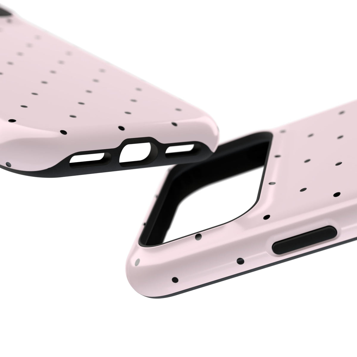 Pink Pirouette Polka Dot Magnetic Phone Case (Not Personalized)