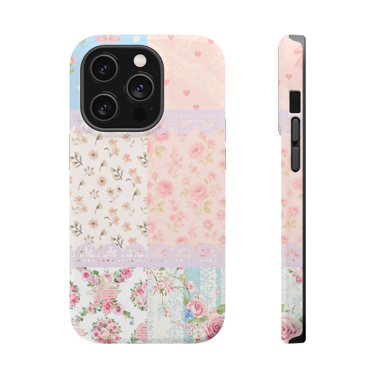 Patchwork Petals Magnetic Phone Case