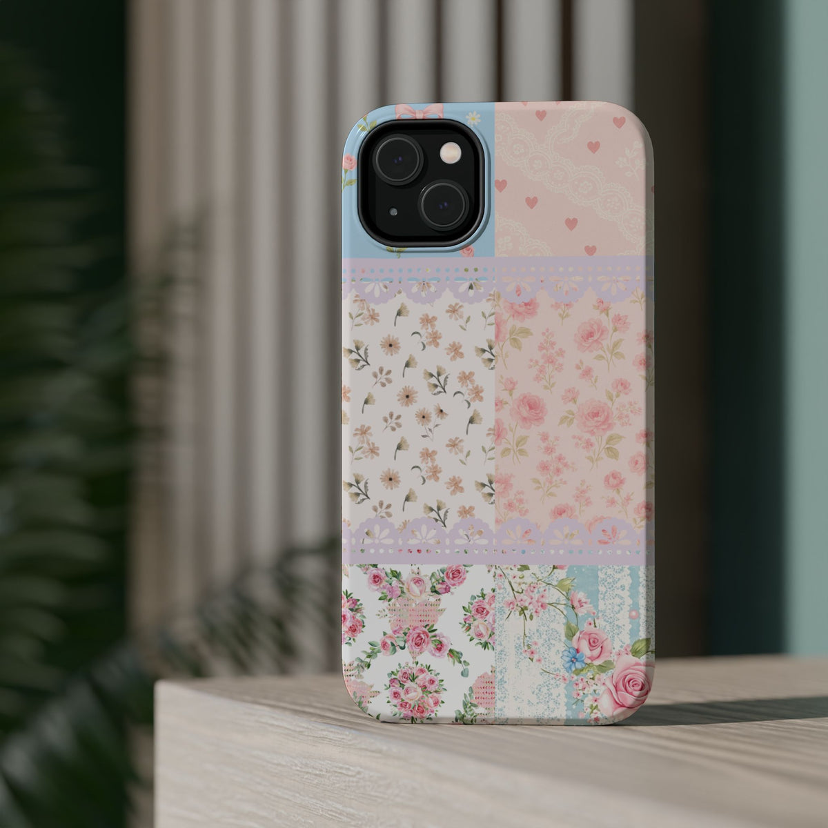 Patchwork Petals Magnetic Phone Case