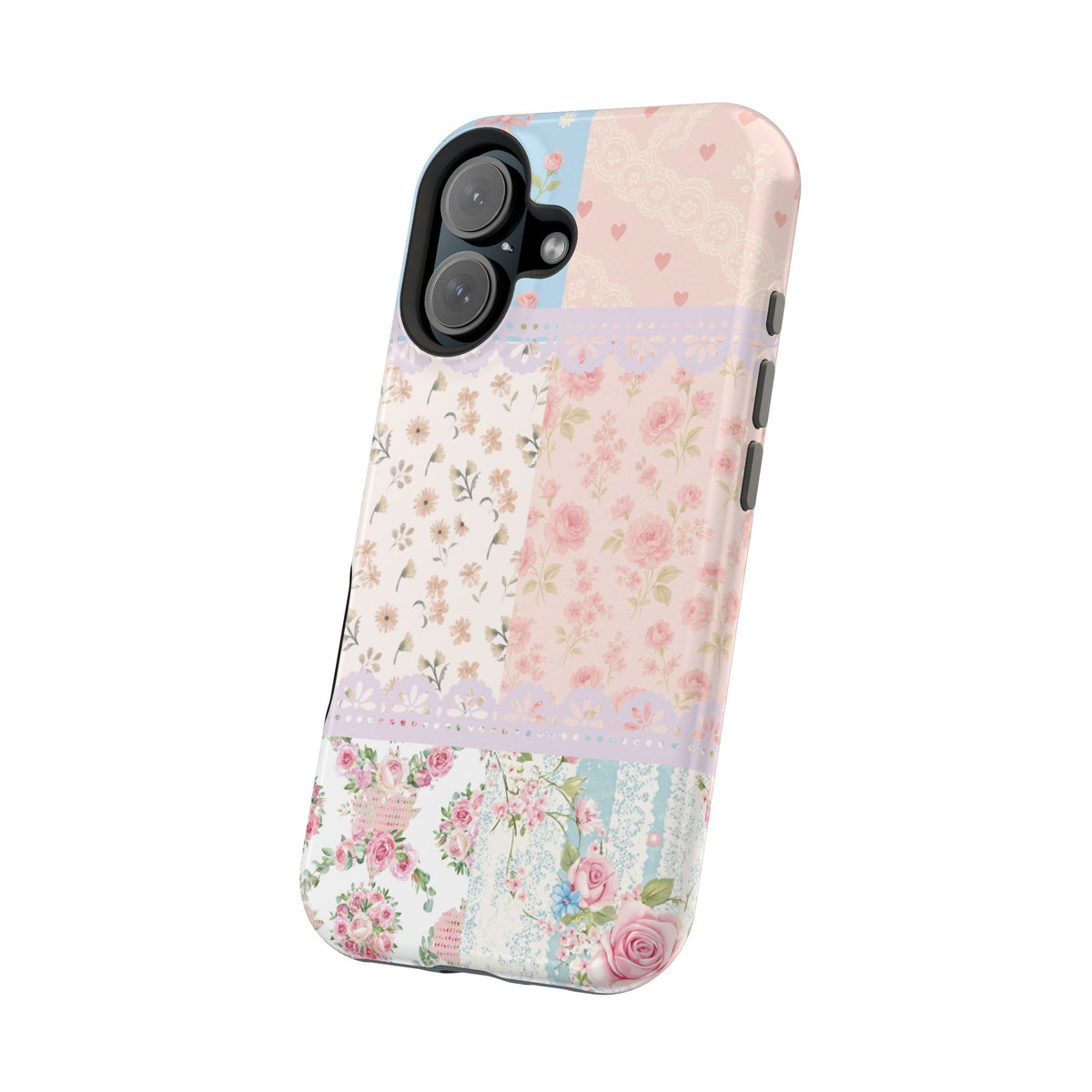 Patchwork Petals Magnetic Phone Case