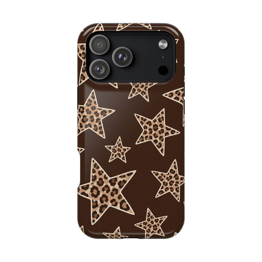 Starstruck Leopard Magnetic Phone Case