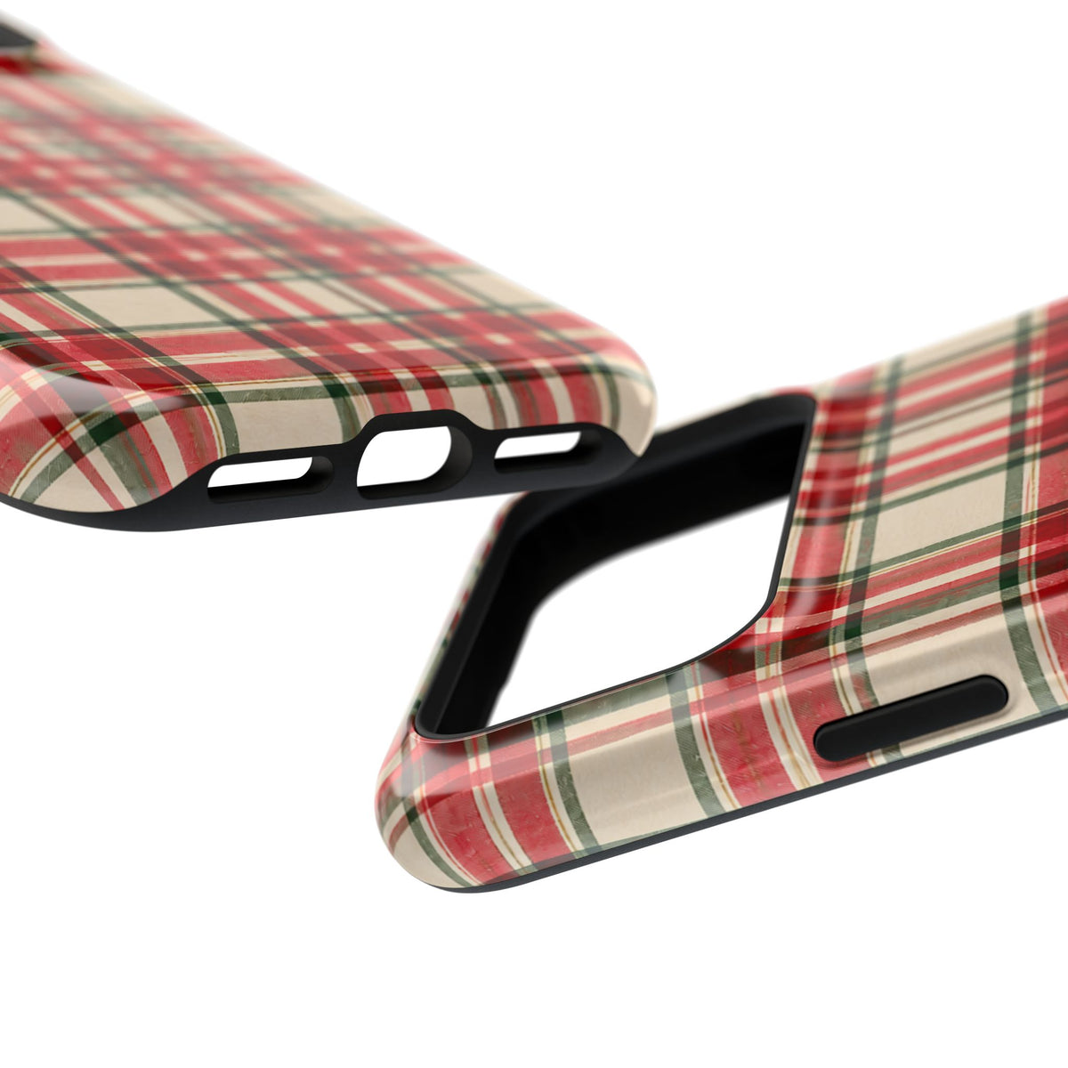 Merry Plaid Christmas Magnetic Phone Case