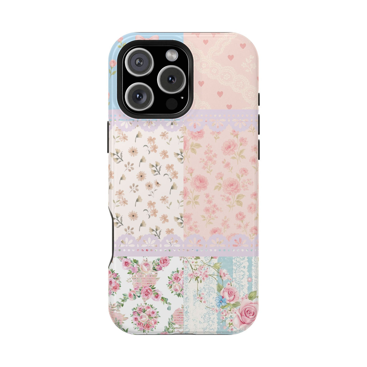 Patchwork Petals Magnetic Phone Case