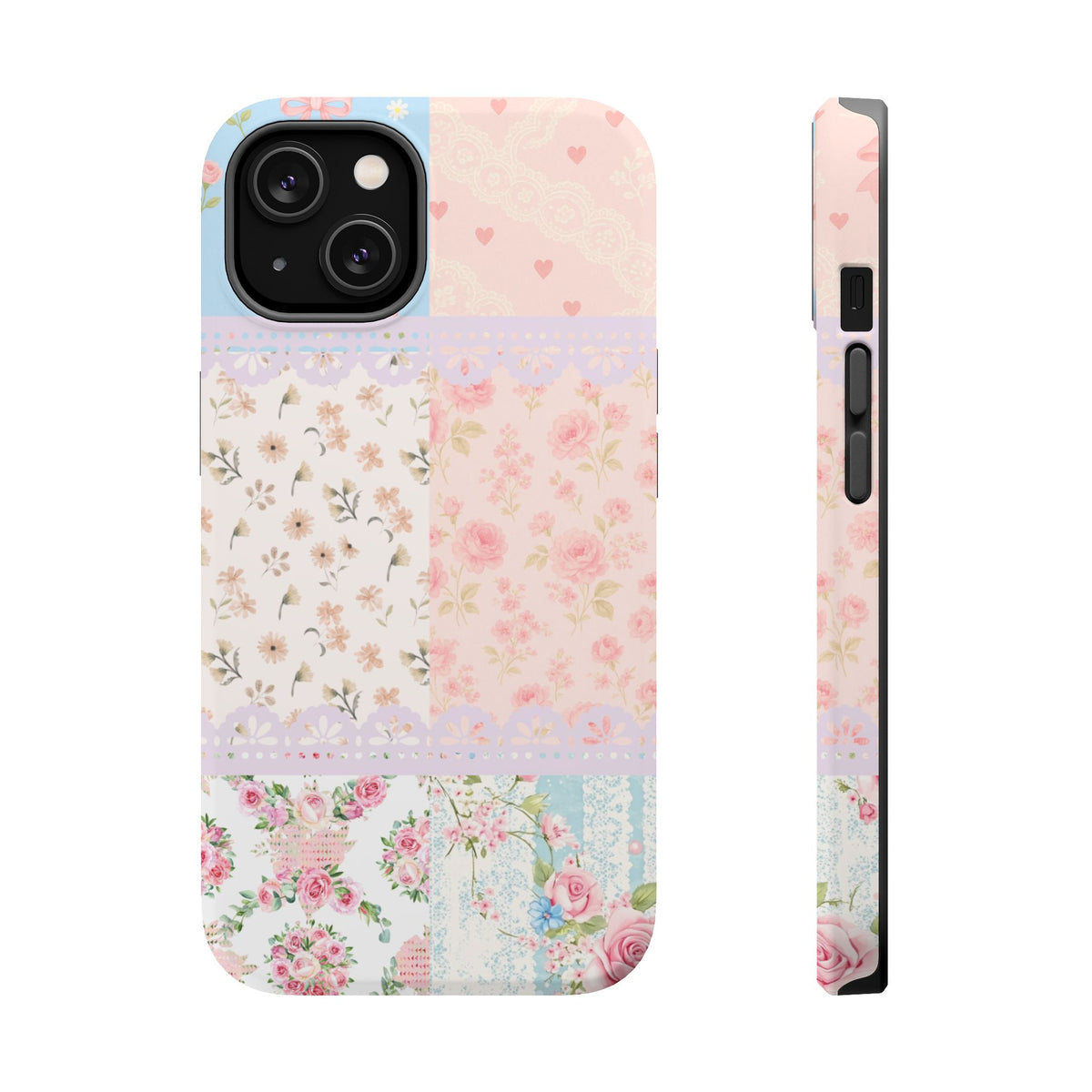 Patchwork Petals Magnetic Phone Case