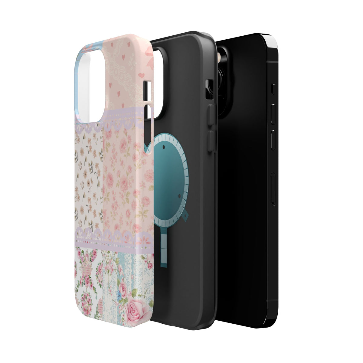 Patchwork Petals Magnetic Phone Case