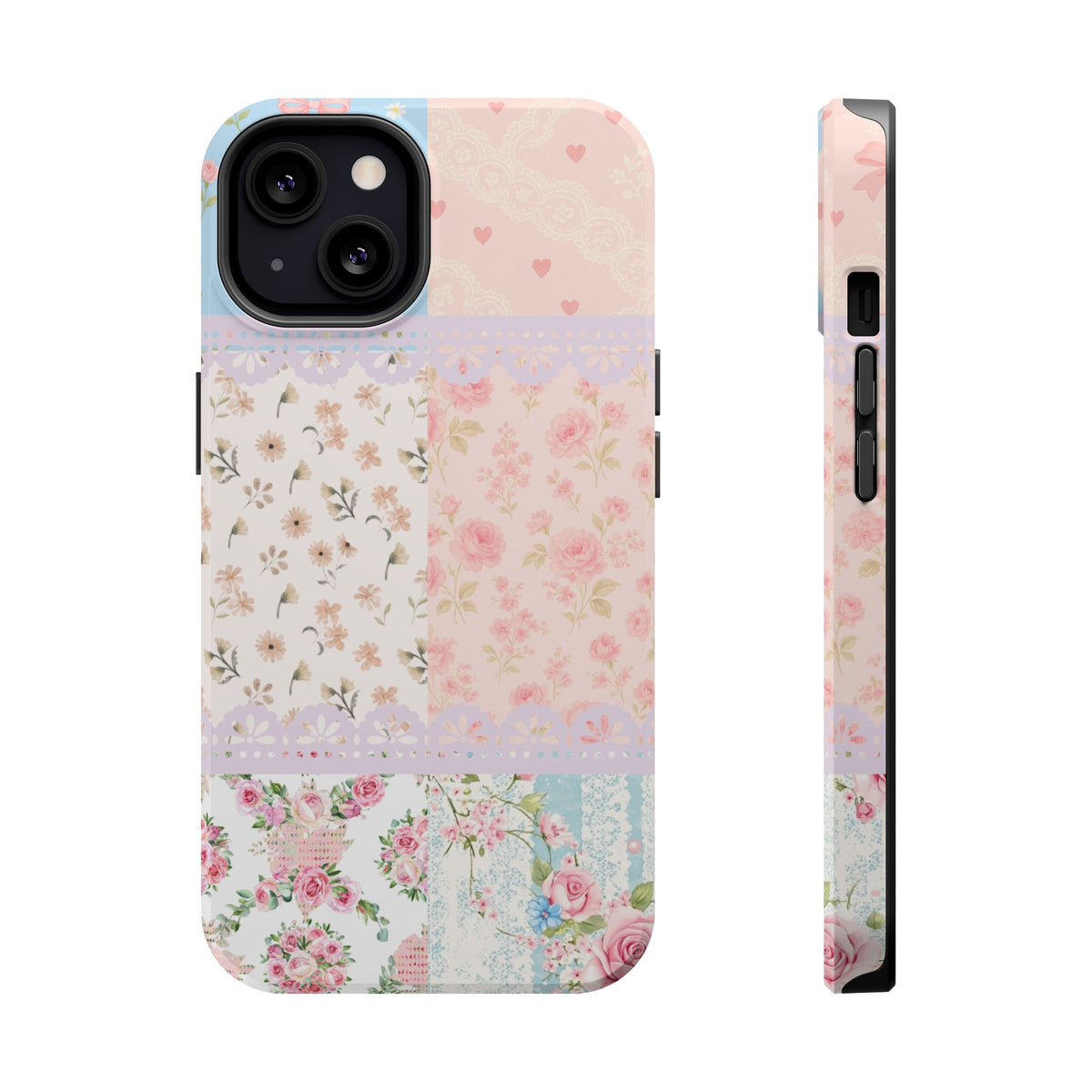 Patchwork Petals Magnetic Phone Case
