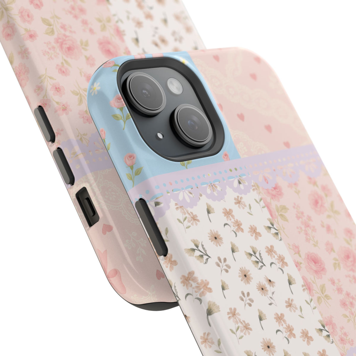 Patchwork Petals Magnetic Phone Case