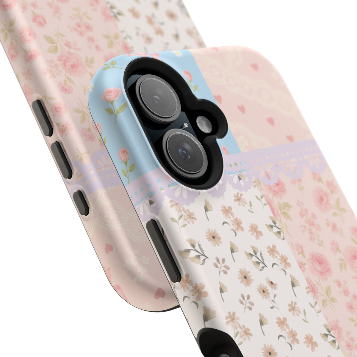 Patchwork Petals Magnetic Phone Case