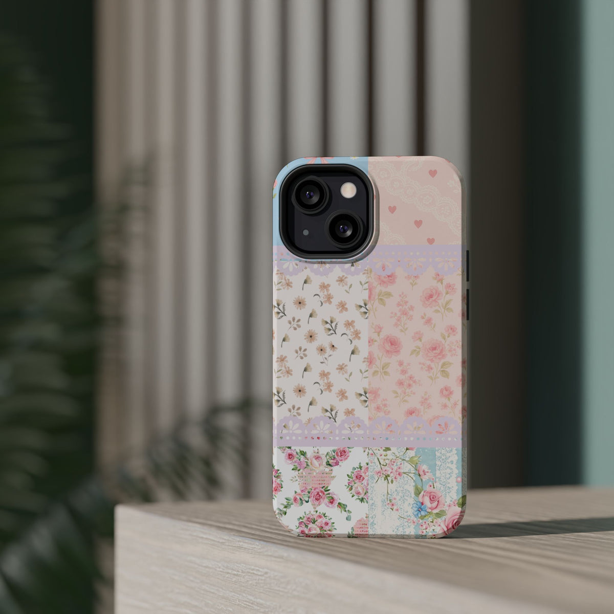 Patchwork Petals Magnetic Phone Case