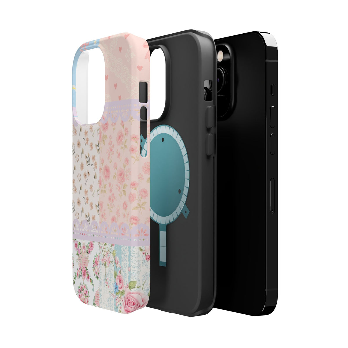 Patchwork Petals Magnetic Phone Case