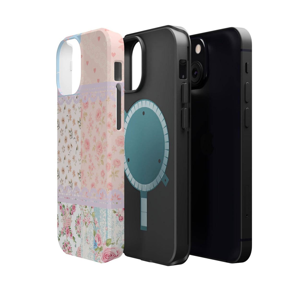 Patchwork Petals Magnetic Phone Case