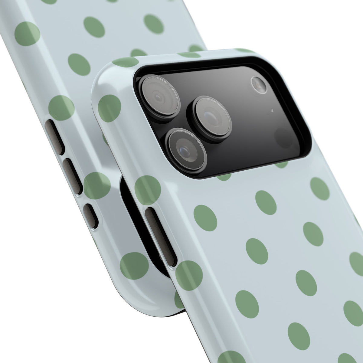 Mint to Be Green Polka Dot Magnetic Phone Case (Not Personalized)