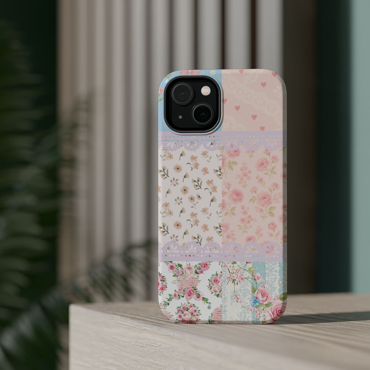 Patchwork Petals Magnetic Phone Case
