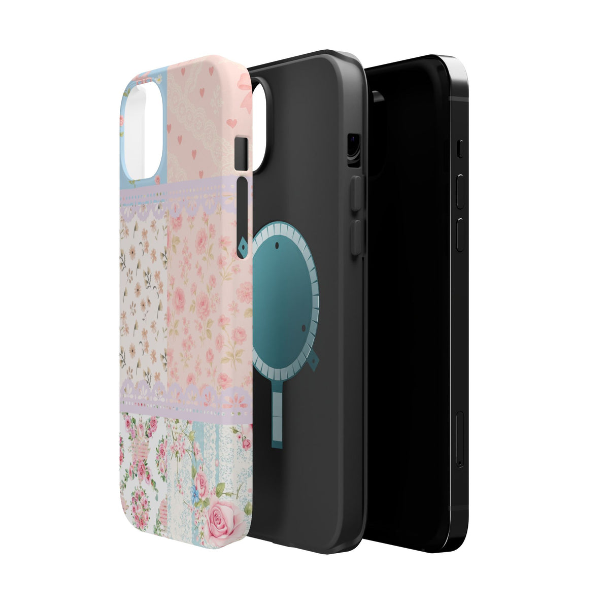 Patchwork Petals Magnetic Phone Case