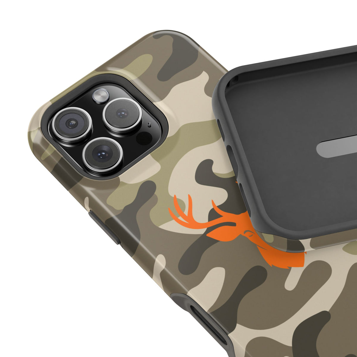 Buck and Brush Green Camo Magnetic Impact-Resistant Phone Case