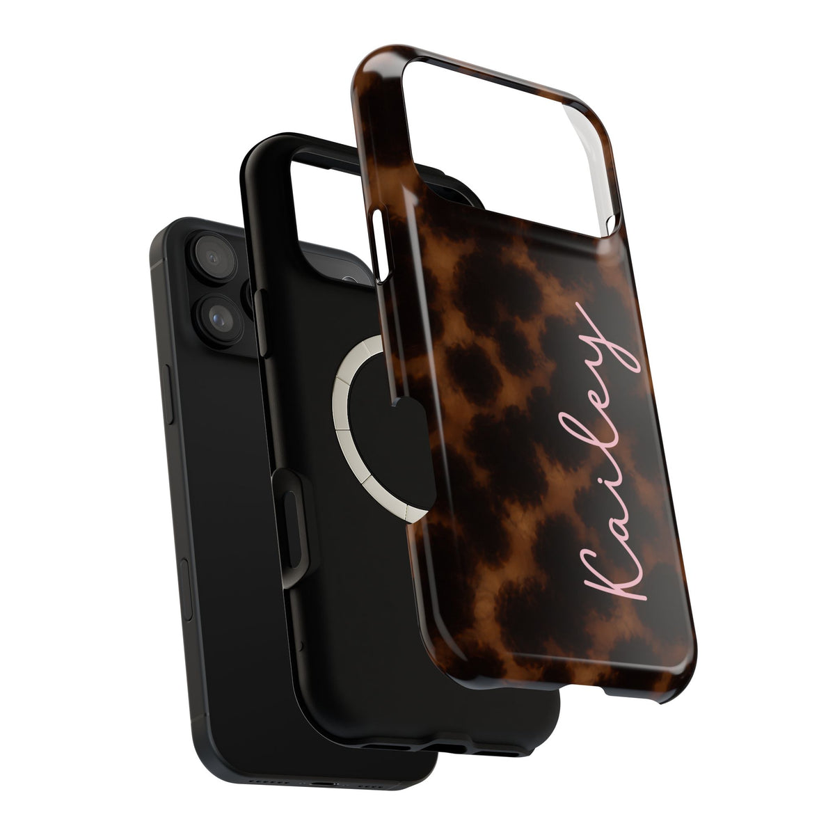 Tortoise Girl Magnetic Impact-Resistant Phone Case (Personalized)
