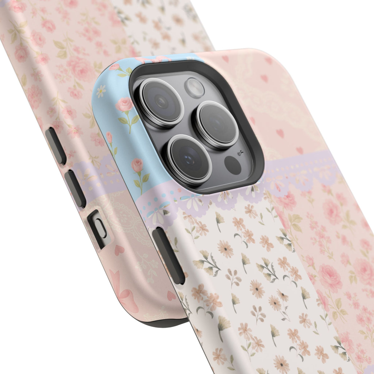 Patchwork Petals Magnetic Phone Case