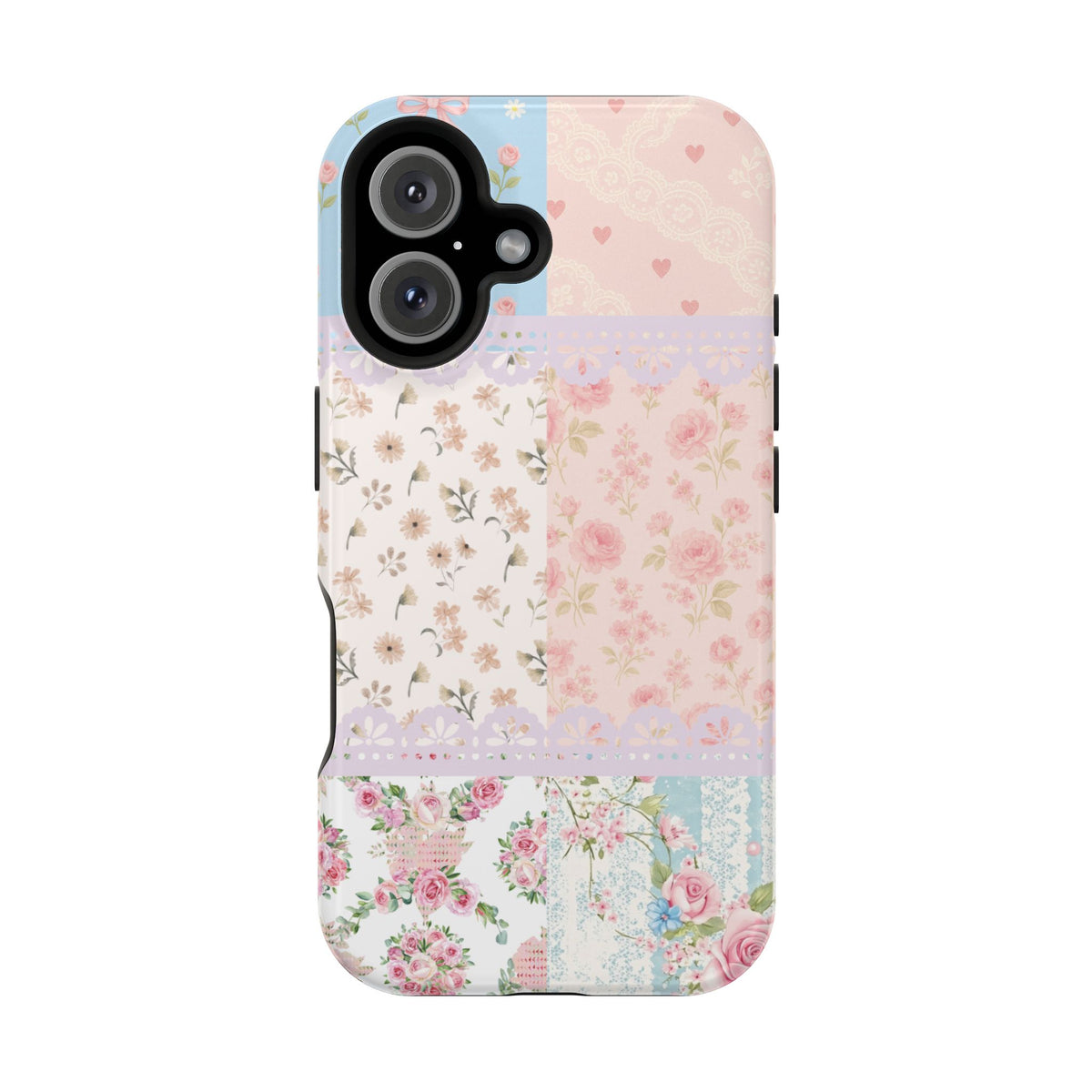 Patchwork Petals Magnetic Phone Case