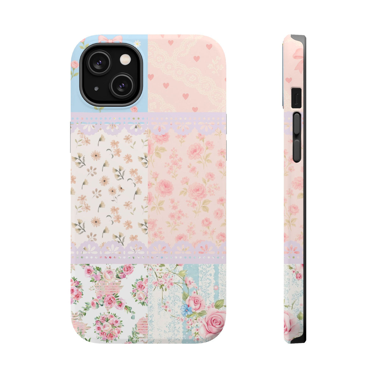 Patchwork Petals Magnetic Phone Case