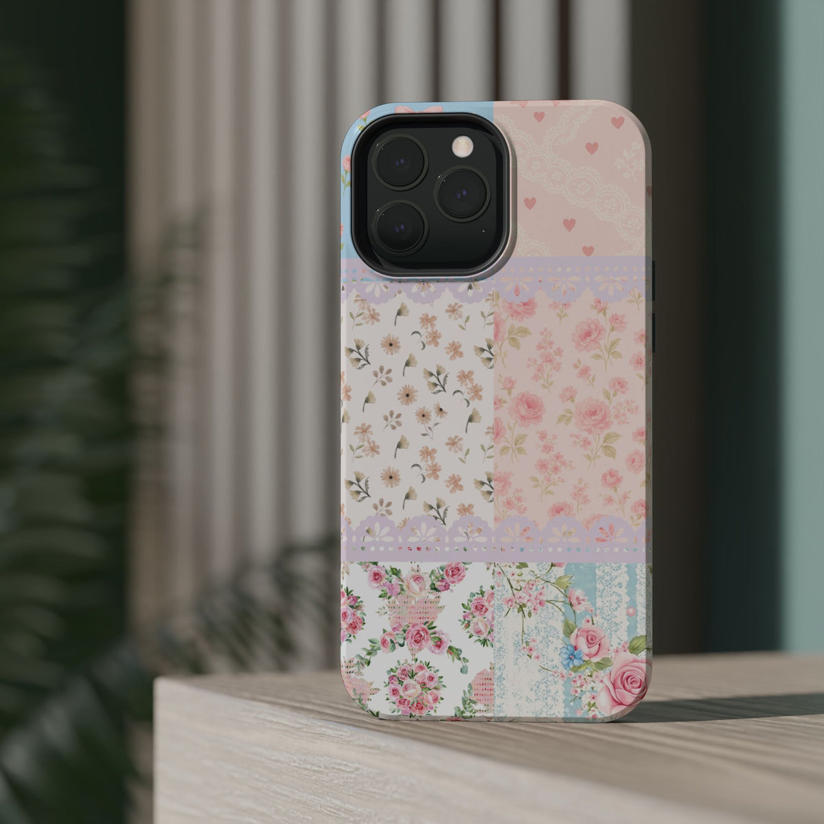 Patchwork Petals Magnetic Phone Case