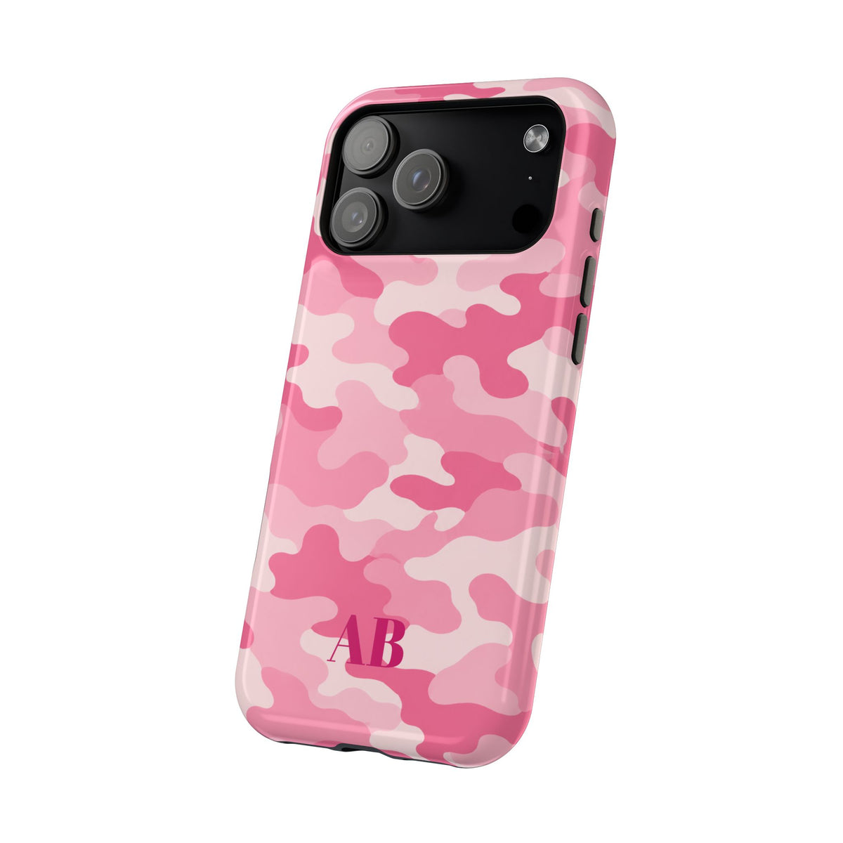 Camo Crush Pink Magnetic Impact-Resistant Phone Case (Personalized)