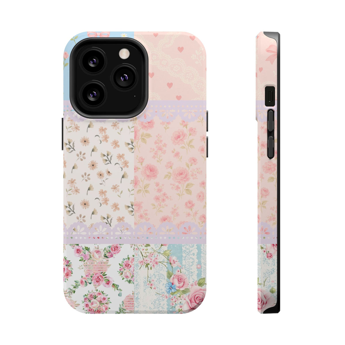 Patchwork Petals Magnetic Phone Case