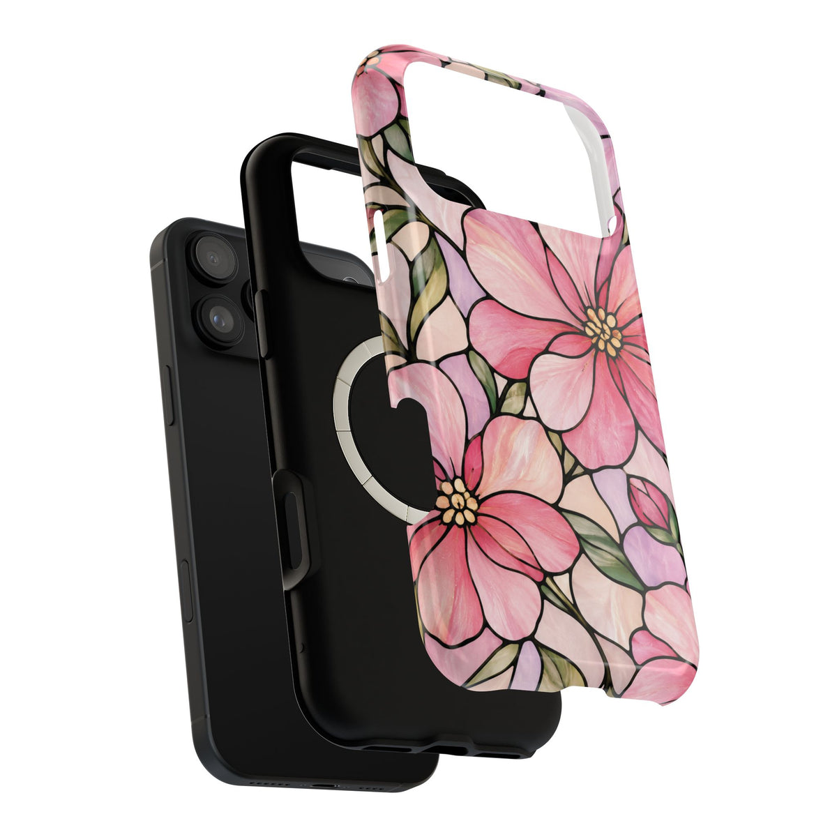 Blush Bloom Pink Floral Magnetic Phone Case