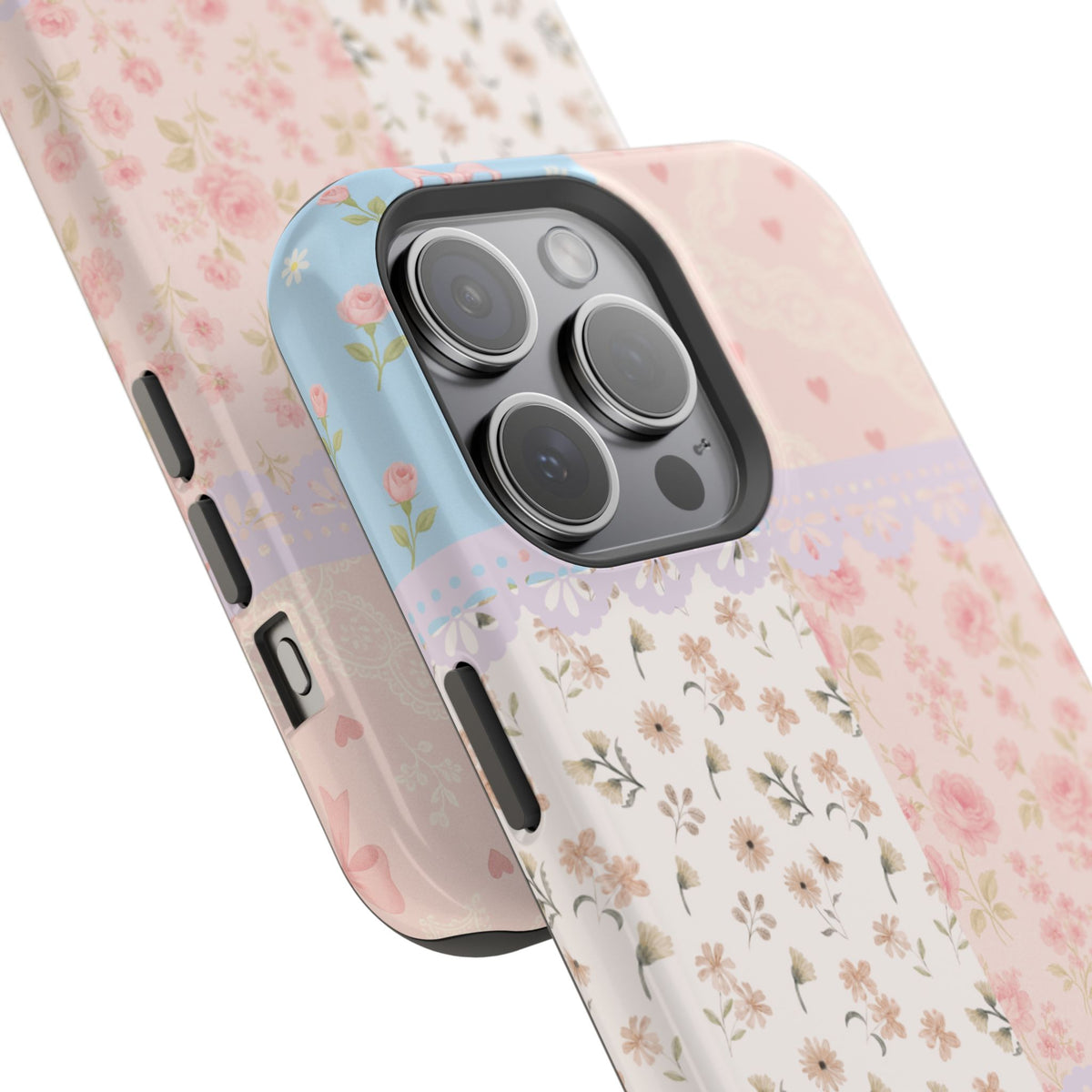 Patchwork Petals Magnetic Phone Case