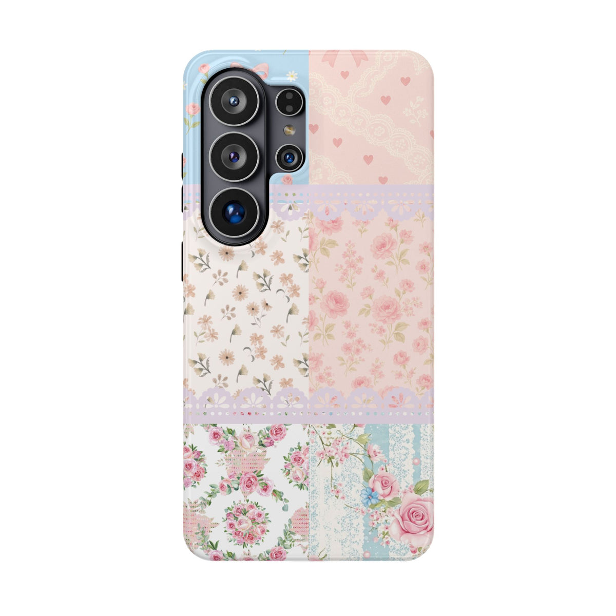 Patchwork Petals Magnetic Phone Case