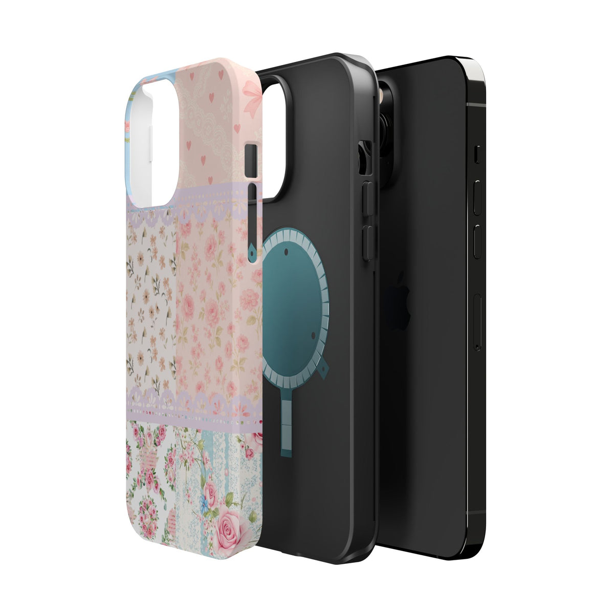 Patchwork Petals Magnetic Phone Case