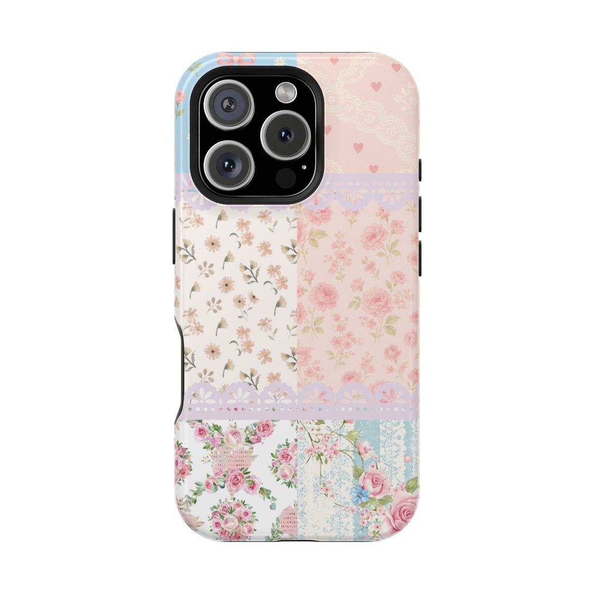 Patchwork Petals Magnetic Phone Case