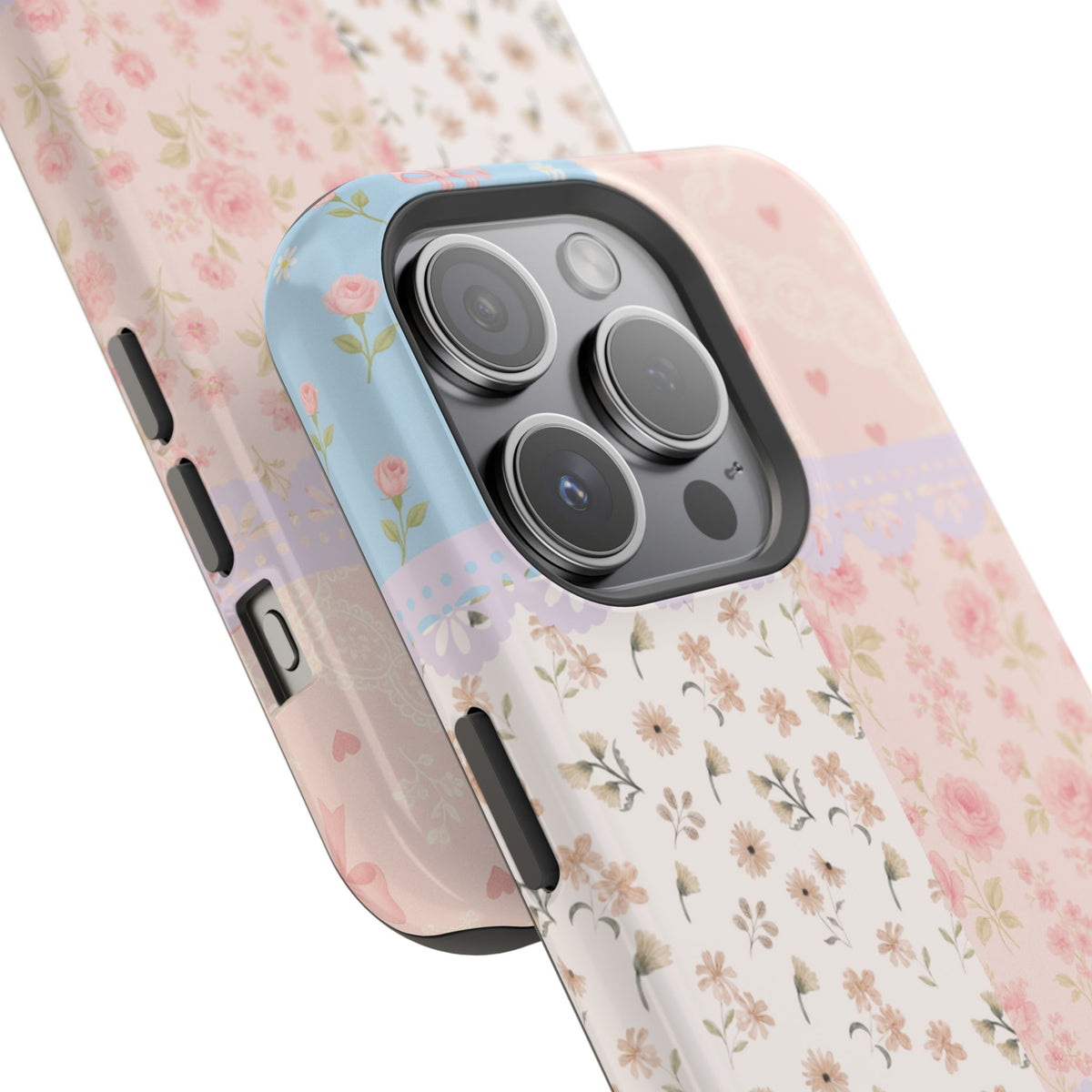 Patchwork Petals Magnetic Phone Case
