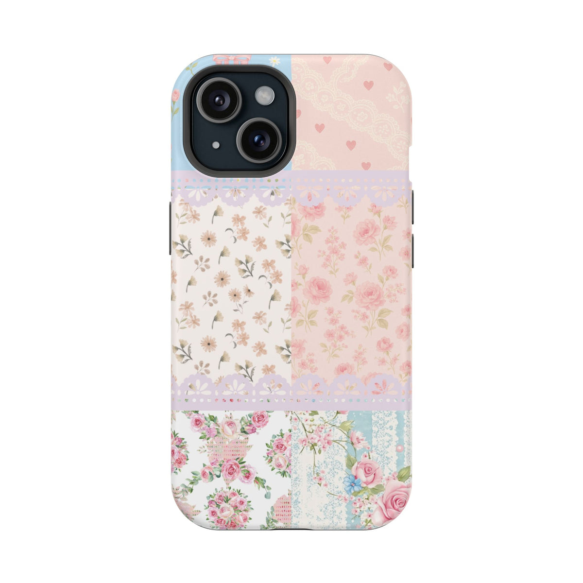 Patchwork Petals Magnetic Phone Case