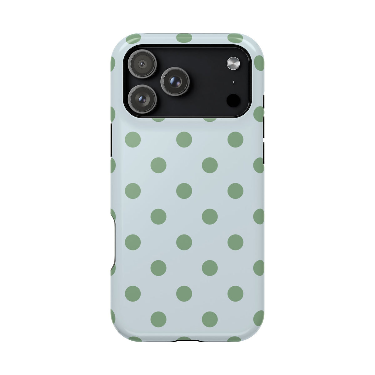 Mint to Be Green Polka Dot Magnetic Phone Case (Not Personalized)
