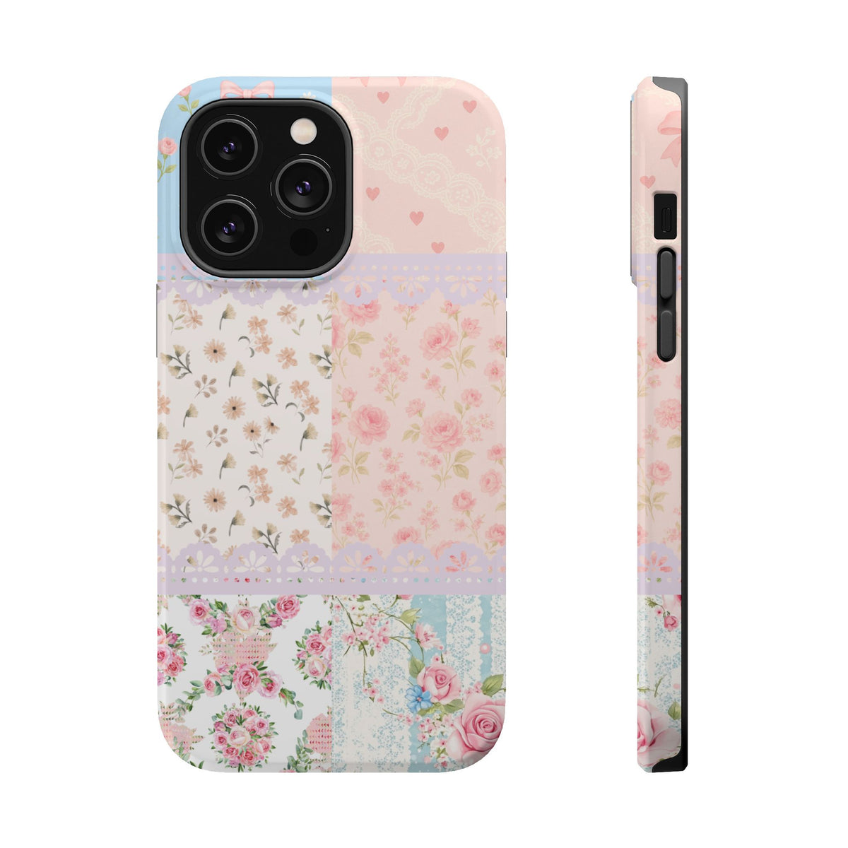 Patchwork Petals Magnetic Phone Case