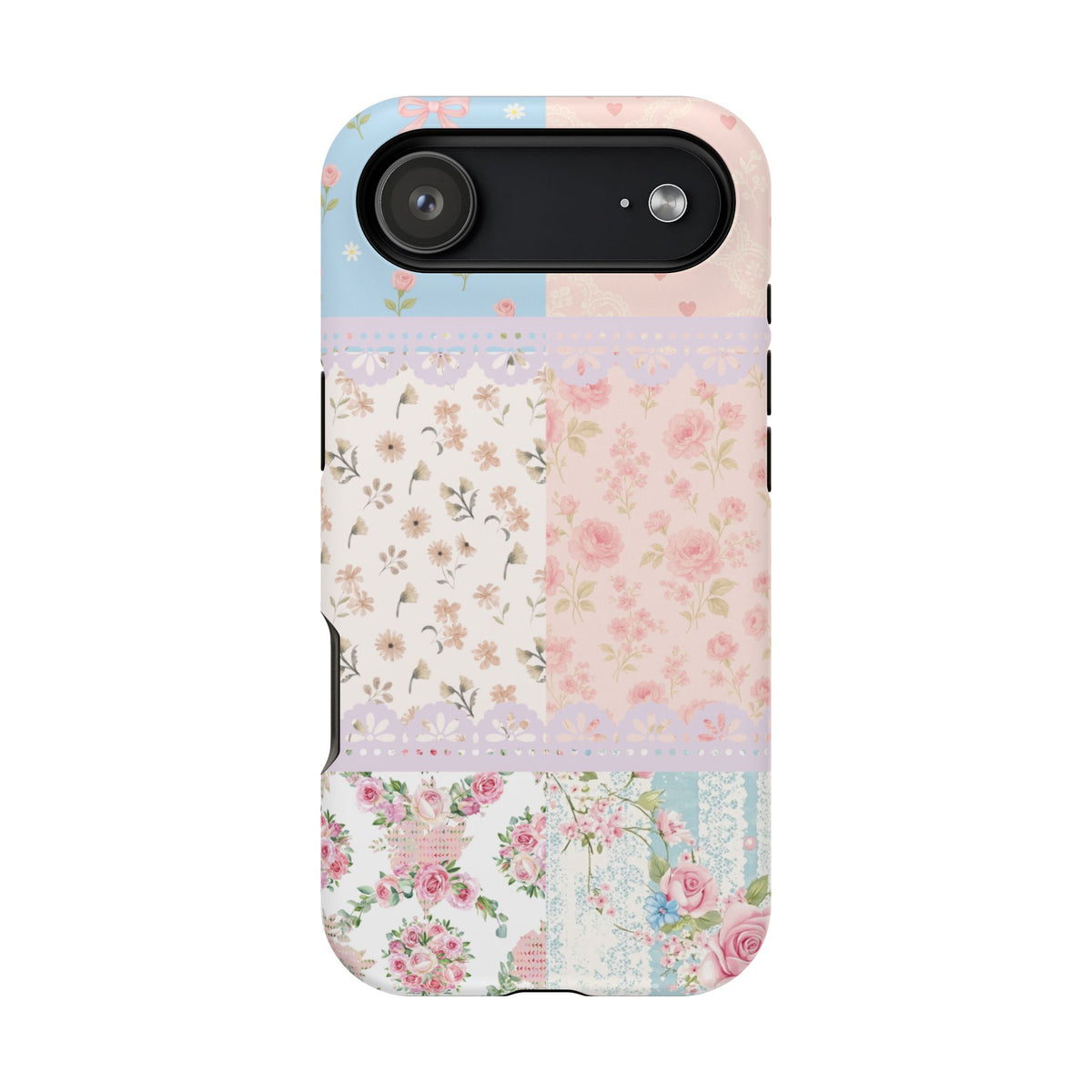Patchwork Petals Magnetic Phone Case