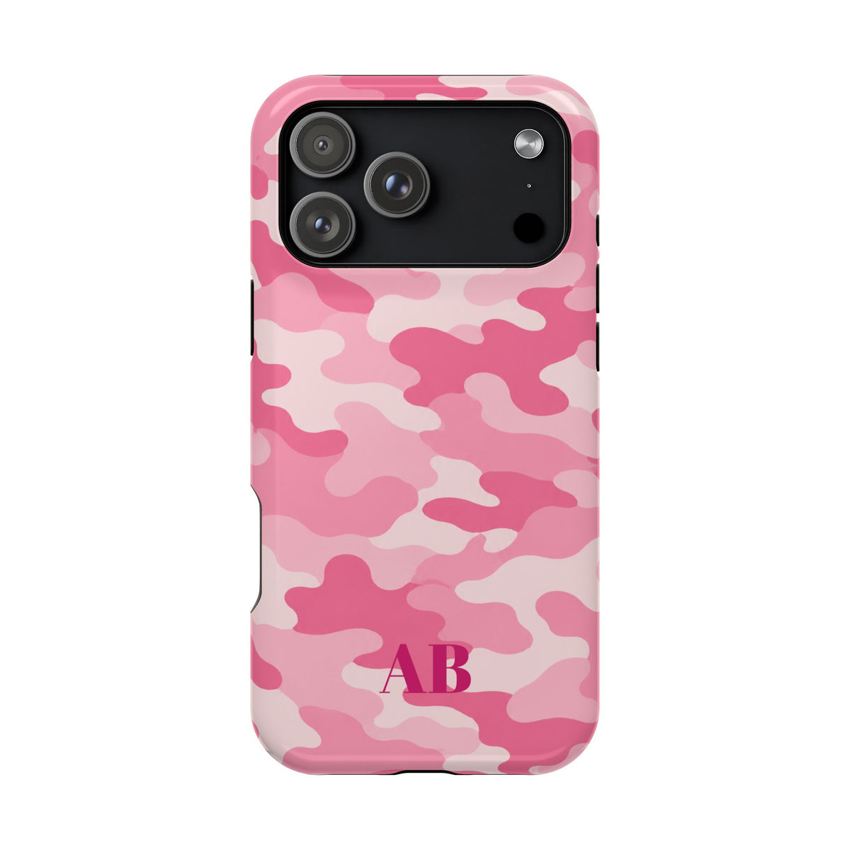 Camo Crush Pink Magnetic Impact-Resistant Phone Case (Personalized)