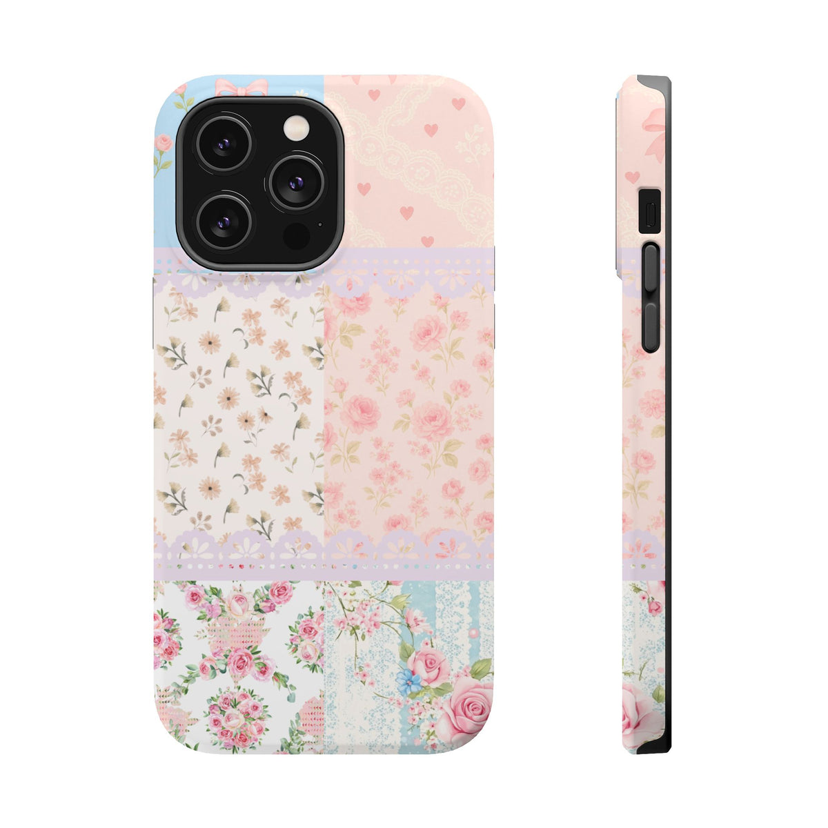 Patchwork Petals Magnetic Phone Case