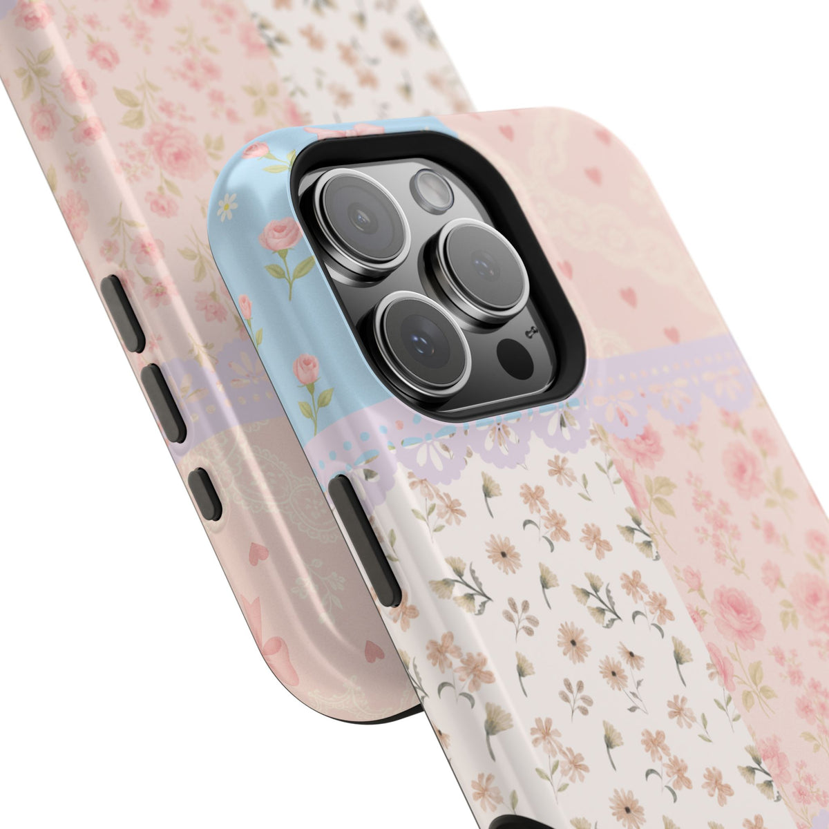 Patchwork Petals Magnetic Phone Case