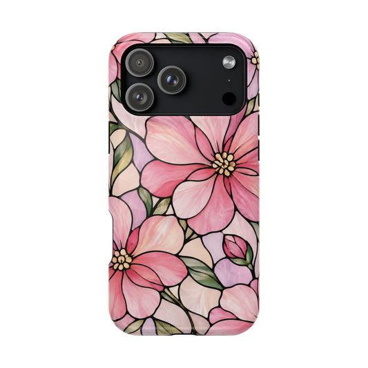 Blush Bloom Pink Floral Magnetic Phone Case