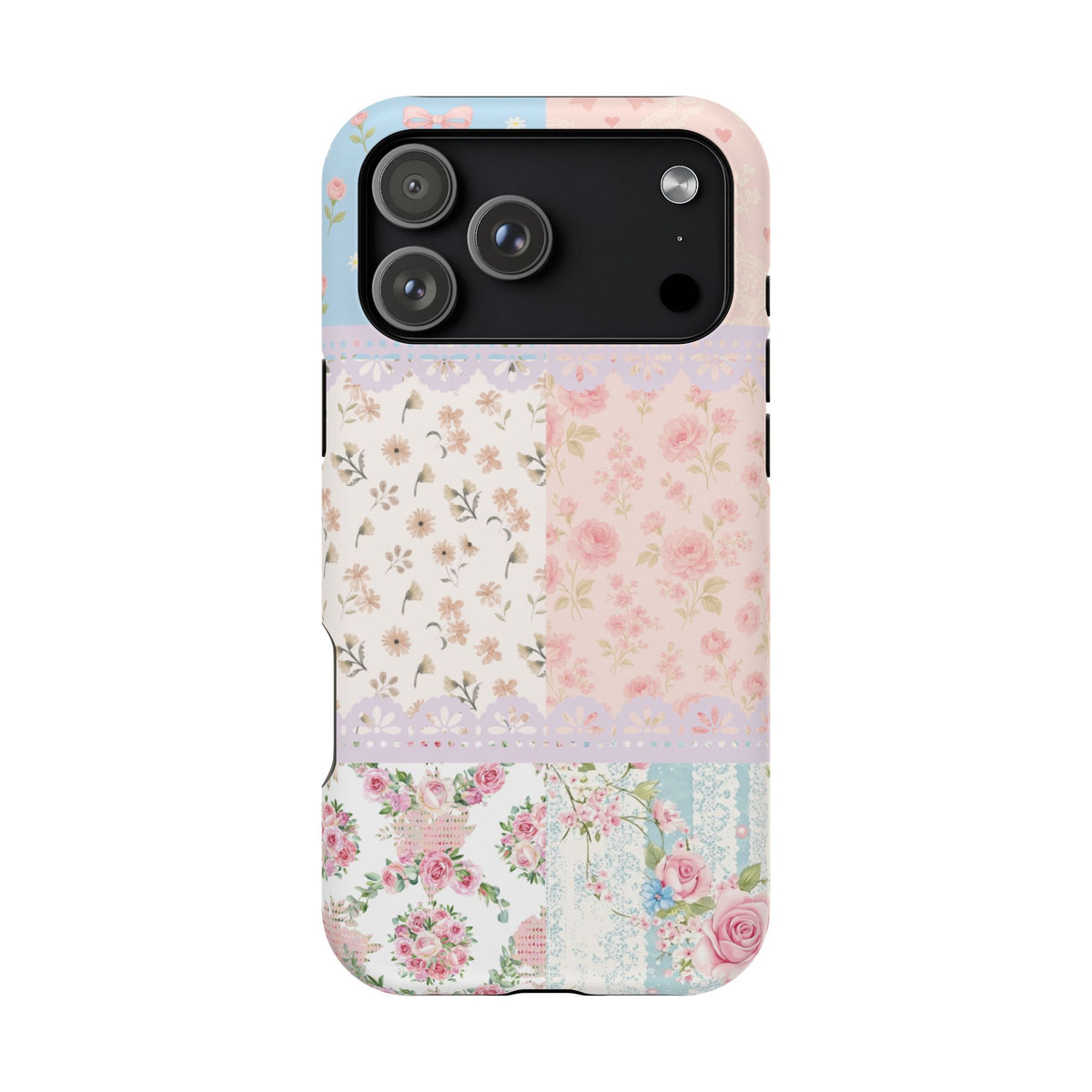 Patchwork Petals Magnetic Phone Case