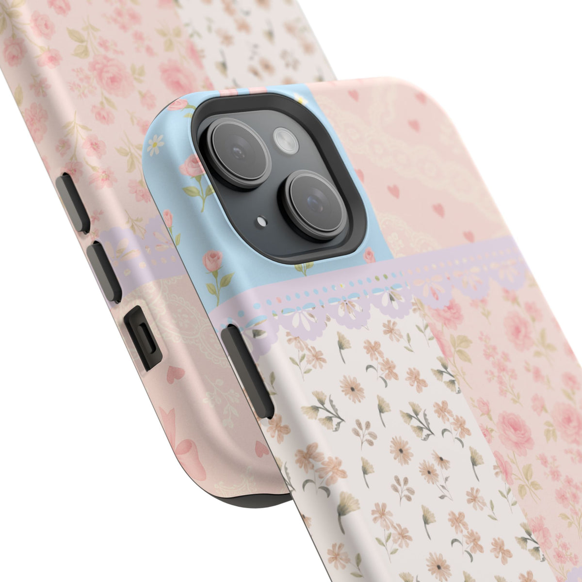 Patchwork Petals Magnetic Phone Case