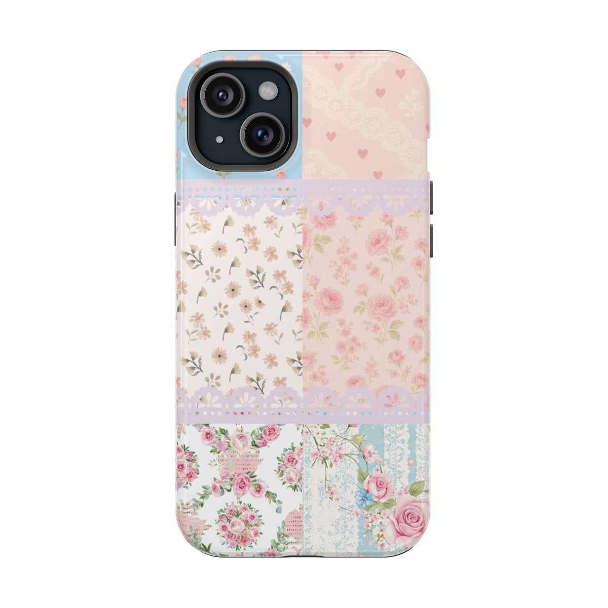 Patchwork Petals Magnetic Phone Case