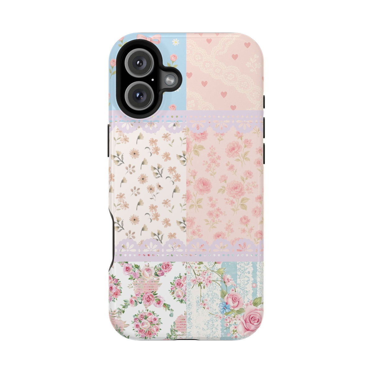 Patchwork Petals Magnetic Phone Case