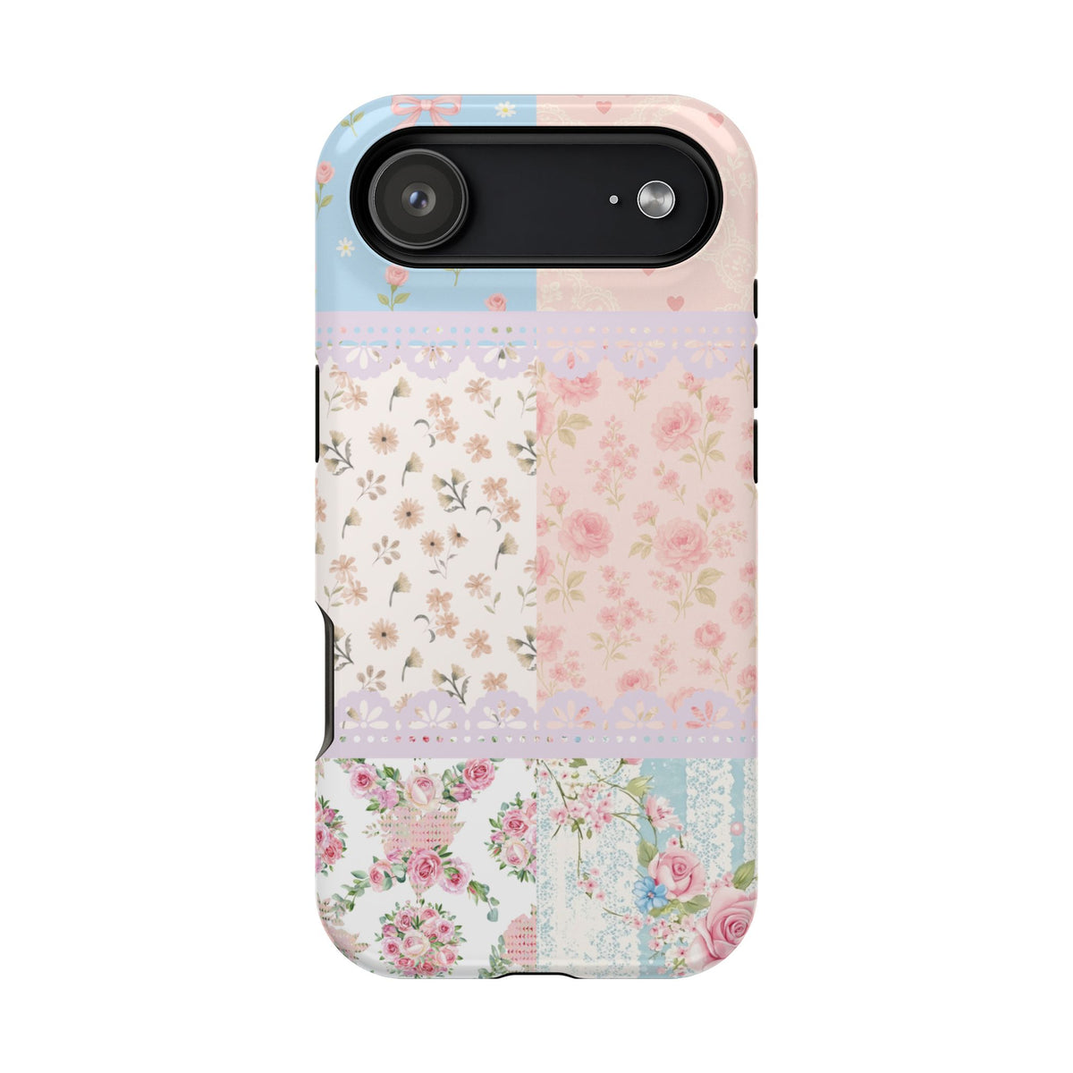 Patchwork Petals Magnetic Phone Case