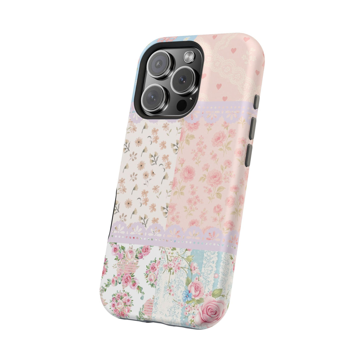 Patchwork Petals Magnetic Phone Case