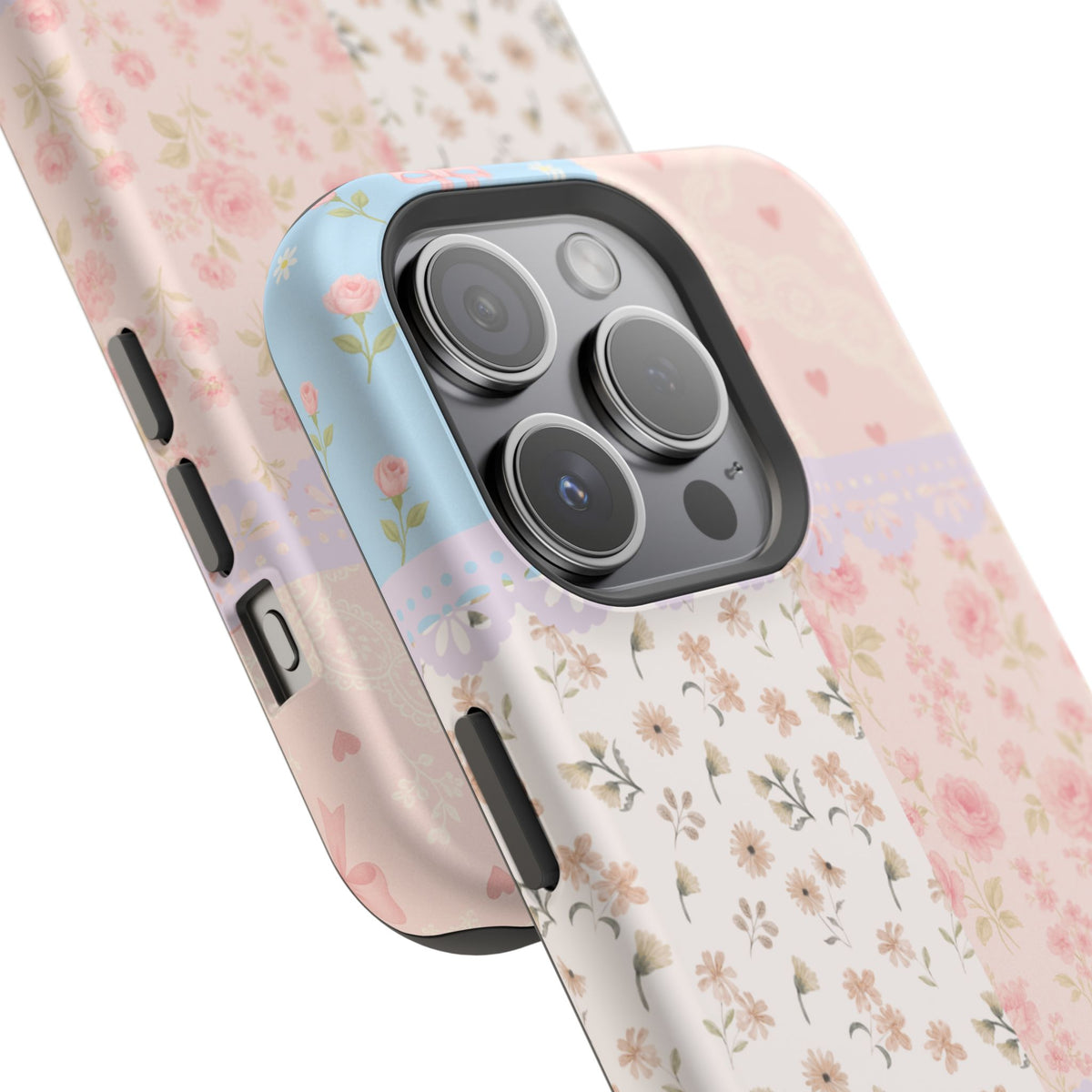Patchwork Petals Magnetic Phone Case