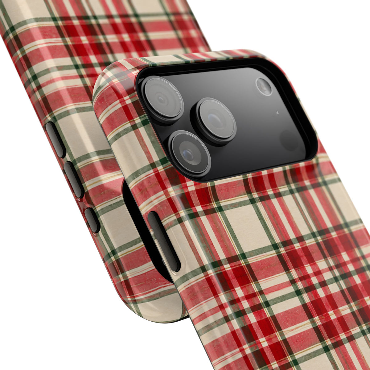 Merry Plaid Christmas Magnetic Phone Case