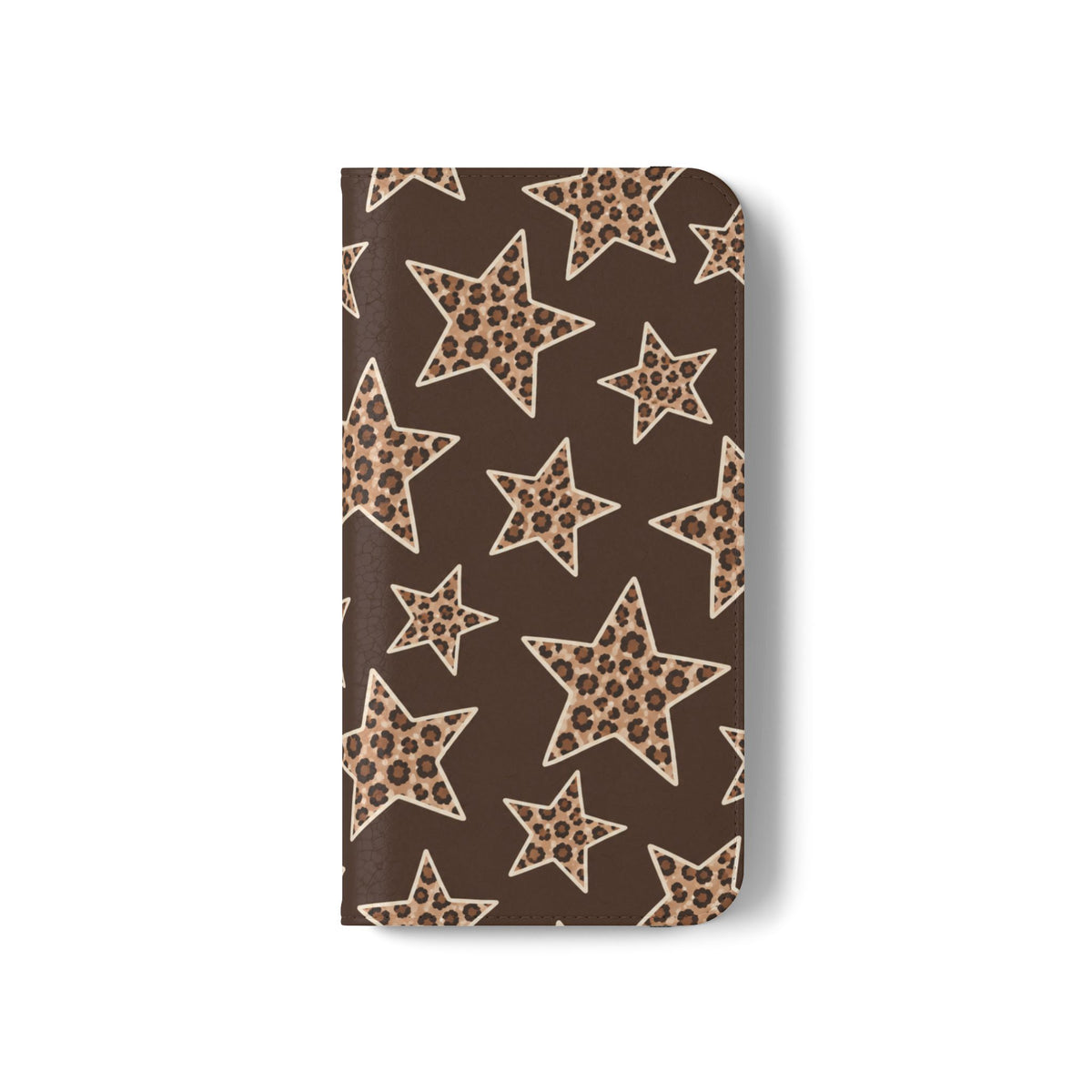 Starstruck Leopard Flip Wallet Phone Case