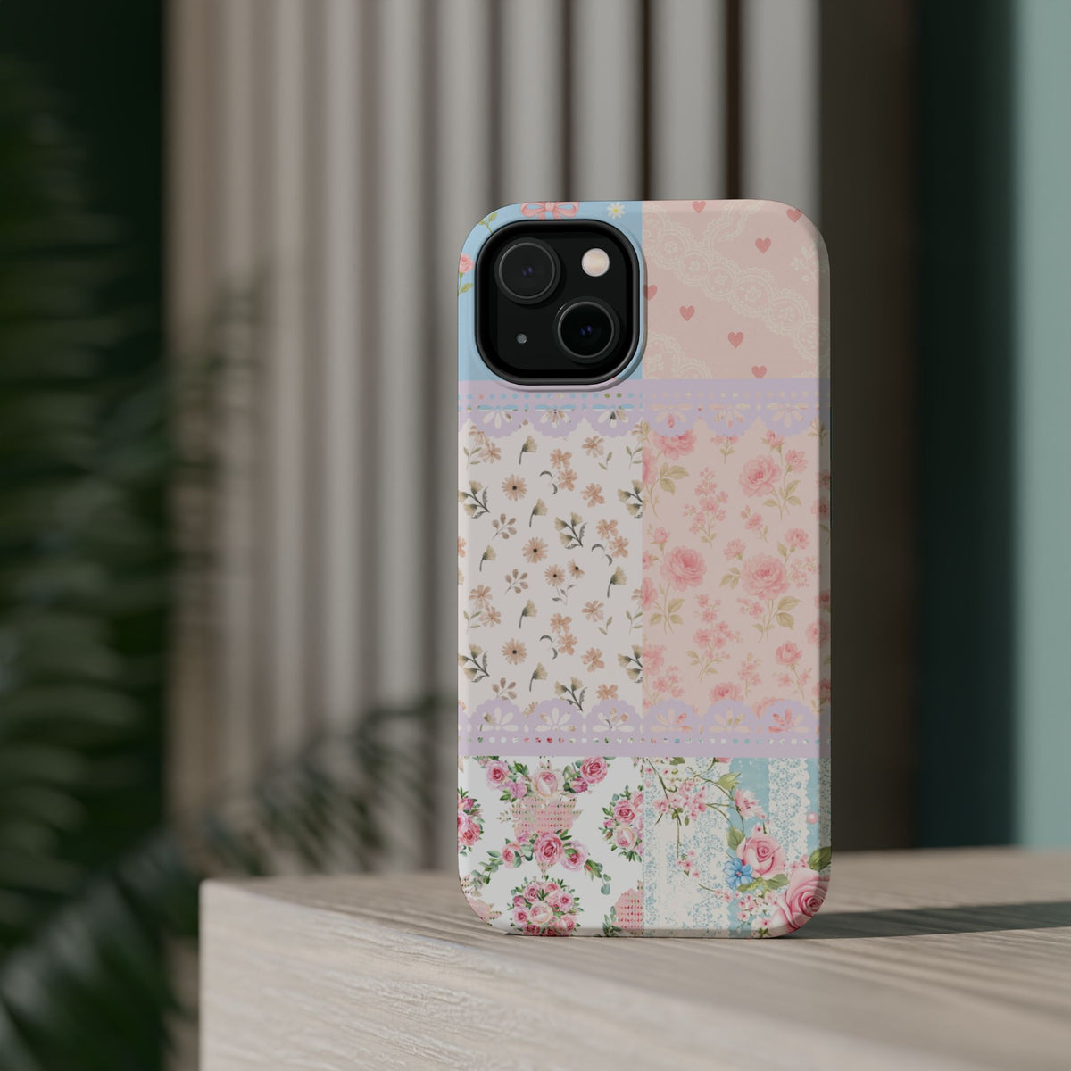 Patchwork Petals Magnetic Phone Case